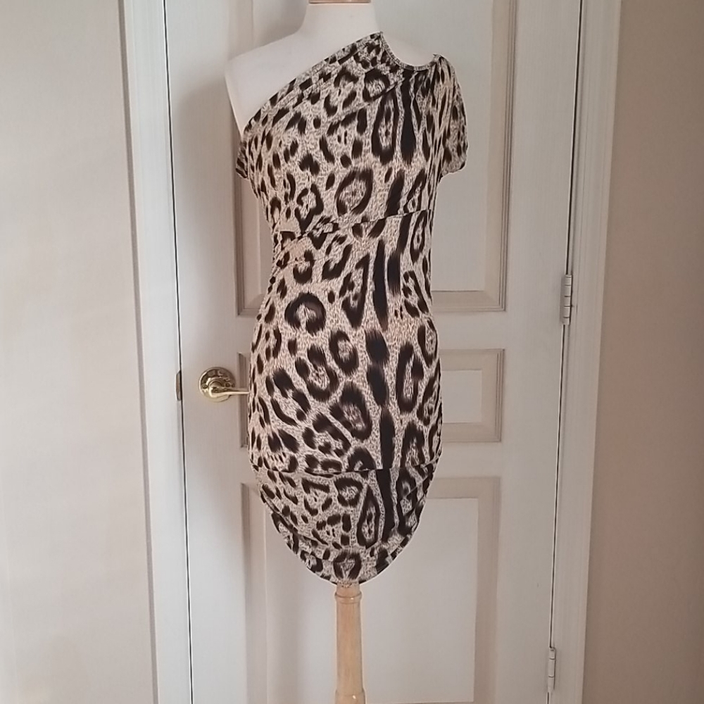 Bodycon Leopard Dress nwot